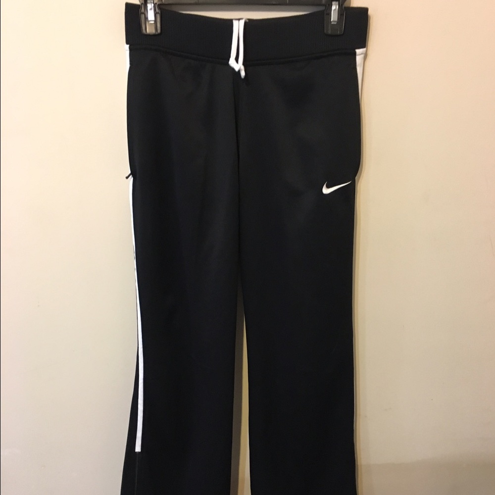 Nike Dri-Fit Training Pants XS Black White Athletic Joggers EUC - Picture 5 of 14